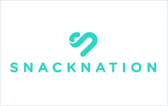 Image of standard SnackNation logo with icon above text